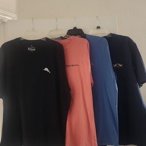 Tommy Bahama Mens XL T Shirt. Set of 4